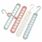 VDNSI Anti-Skid 4PCS Folding Swivel Hanger for Clothes Wardrobe Closet Organiser Hanger