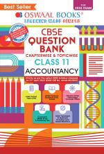 Oswaal CBSE Chapterwise & Topicwise Question Bank Class 11 Accountancy Book (For 2022-23 Exam)