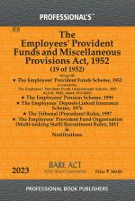 Employees' Provident Funds and Miscellaneous Provisions Act 1952 as amended by Alongwith Employees' Provident Funds Scheme 1952_Professional Book Publishers