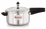 NIRLON Triply Stainless Steel Outer Lid Pressure Cooker/ Compatible with Gas & Induction, 5 Litres