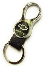 Jdp Novelty Brown Metal Round Shape Chevrolet Car Keychain