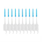 SHIVAMAX Disposable Interdental Brush Toothpick Dental Tooth Cleaning Tool for Oral Deep Clean 40PCs