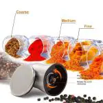 Shoparam White Plastic Salt And Pepper Crusher Grinder