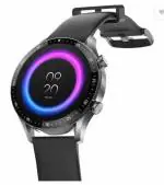 DIZO Watch R Talk, Amoled Display with Calling & 10 days battery (Black Strap, Free Size)