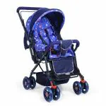 Babylove Stroller with 3 position adjustable seat - BLUE
