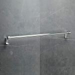 Fortune Premium Stainless Steel Bathroom Hook Towel Rod Holder | Wall Mounted Hand Towel Rail for Kitchen and Washroom (Chrome Finish - 24 Inch)