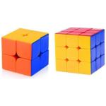 WORLD WIDE WISHES High Speed Stickerless And High Stability Puzzle Cubes - Pack Of 2