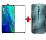 eZell OPPO RENO 2Z (2N1) Combo Pack FULL TEMPERED GLASS+ Back Screen Protector
