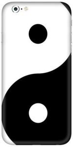 instyler Apple iPhone 6s Matte Vinyl Ying Yang Printed Mobile Skin Sticker with Scratch Resistant Lamination