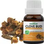 essancia Clove Bud Essential Oil for Hair Care, Acne, Healthy Teeth, Muscle Pain, Relaxation and Aromatherapy. 100% Pure, Natural, Undiluted and Therapeutic Grade Essential Oil (15 ml)