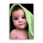 Pnf Glass Paper Cute Baby Girl Boy Children Wall Poster-273, 12 X 18 Inch