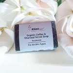 Kias Herbal Combo of 4 Organic Coffee & Charcoal Scrub Soap || Pack of 4 || 125g || Charcoal Soap || Coffee Soap || Luxury Natural Soap || Paraben Free || Scrub Soap || Exfoliating