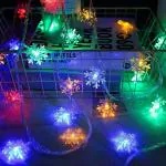 NSCC Snow Flake String Lights for Indoor Outdoor Decoration Diwali Light for Party Birthday Diwali Christmas Incomplete