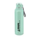 Dhara Stainless Steel Quench Inner Steel Insulated Water Bottle 700ml Green | Hot and Cold | Leakproof | Airtight | Easy to Carry | Inner Steel Outer Plastic Water Bottle