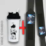 ZYZFIT Gym Shaker and Wrist Wrap Combo Dragon Ball Z edition