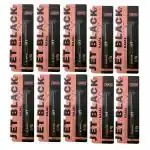 OCTAVIA BEAUTY Jet Black Eye Kajal for Women Smudge-Proof & Long Lasting | Pink Packet | Black Kajal | Pack of 10