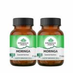 Organic India Moringa 60 Cap Pack of 2