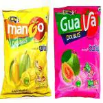 Cintu Mango Doubles Centerfilled Candy (BIG Size) - Pack of 150 Pieces + Cintu Double Guava Candy - Pack of 150 Pieces