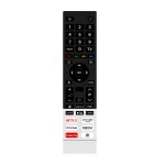 G-WORTH Smart Tv remote for Toshiba LCD LED OLED QLED UHD 4K Android TVs- Without Voice (Silver)
