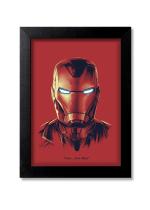 Blue Nexus The Iron Man Wall Poster with Wall Frame Room Art Painting Collection A4 size 10x13