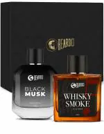 Beardo Whisky Musk EDP Perfume 100 ml (Pack of 2)with Deo Kit Black Box