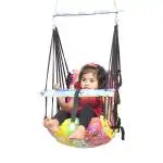 Wishing Clouds Swing for Baby, Uyyala for Kids 1-5 Years (Jazz Printed, Multicolor)