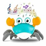 Kiddie Galaxia Dancing Crawling Baby Toys Crawling Crab Toy for Kids Electronic Walking Moving Toys for Babies Infant Toddlers Interactive Early Learning Educational Toys for Kids(Multi-Colour)