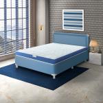 Hypnos Mirage Hard & Soft Twin Comfort 05 Inch Single Size Mattress (75X36X05_Blue)