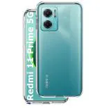 Fastship Rubber silicone Back Cover for REDMI 11 Prime 5G - Transparent