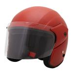 Sage Square Deltz Plus Two Wheeler (ISI Marked) Helmet Unisex Adult (S - S, Red Matte)