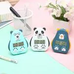 Ceplo Kitchen Timer Cute Cartoon Shape Digital Countdown, Magnetic Short with LCD Display with Loud Alarm for Cooking, Sports, Studying, Cooking, Baking, Classroom (Pack of 1)(Dark Blue)