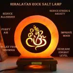 Global Aroma Ganesha Himalayan Rock Salt Lamp for Positive Energy,Ideal for Home Decor