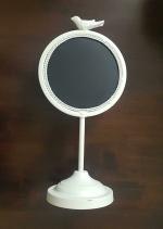 Jagmag White Metal Frame Chalkboard Table Stands for Party Decoration