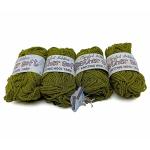 CLOUDED HOBBIES Feather Soft Knitting Yarn Wool for Knitting, Hand Knitting Art Craft, Sweater Scarves Hats and Dresses Fingering Crochet Hook Yarn (Forest Green)