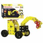 WooZee.. JCB Toy All in one Toy, DIY Building Toys, Montessori Educational Toys, Toys for Girls and Boys | Toys for Kids Metal Construction Kit,Play Set 130+ Pieces