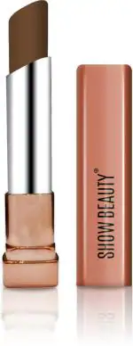 Show Beauty Bullet Matte waterproof Transferproof Long Lasting lipstick for wowen (BROWN SUGAR, 4 g)