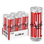 Hustle Energy Drink 250 ml || Pack of 6 || 250 ml X 6 ||