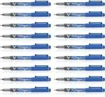 Pilot V Sign Pen | Tip Size - 2 MM | Fiber Soft Tip | Ink Colour - Blue | Pack of 18