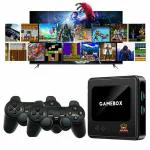 Amazm - Ultimate Entertainment with 2-in-1 Video Game Console & Android TV System - 20000+ Games - PS1/CPS/SFC/FC/GB/GBA/GBC/MD/PSP/N64/MAME/DS - TV Video Game Set Player