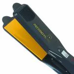 PROFESSIONAL FEEL Hair Straightener With 4 X Protection Coating Gold Women's Straightening Styler Machine for Hair Saloon 4 X Protection Gold Coating Electric Hair Styler