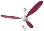 Superfan Super X1 3 Blades 1200 mm High Speed Energy Efficient 5 Star Rated BLDC Ceiling Fans, Pink