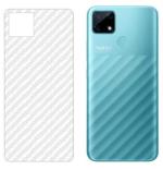 HOBBYTRONICS Carbon Fiber Flexible Back Screen For Realme Narzo 30A, Anti Scratch Bubble Free (Fiber) (Pack Of 1)