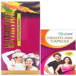 Herbshd HEALTH AIM 50 Capsule & NUTRITION Tonic 450ml For Increases Physical Staina
