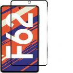 SM Styles Edge To Edge Tempered Glass for Samsung F62 (Pack of 1)
