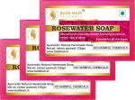 Badahair Handmade Rose Water Soap, 100 G (Pack Of 3)