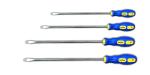 Goodyear Screwdriver, Screwdriver Set Slotted (150x8mm, 200x8mm, 250x8mm, 300x8mm), Universal Tools For Work, Professional Use, Long Lasting And Rust Free