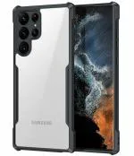 Star Craftune Xundd Back Cover Case Compatible with Samsung galaxy S22 Ulta 5G (Armor | Clear PC and TPU)