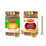 SHYAM CHARAN Dhoop Sticks of Shahi Mogra and Balaji Chandan Fragrances for Health, Wealth and Happiness, Ideal for Puja/Prayer/Worship(240 Sticks)
