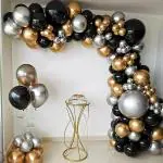 RG Accessories Multicolor Solid Balloon Garland Arch Kit For Birthday New Year Bachelorette Wedding Graduation Party Decoration. Balloon (Pack Of 58)