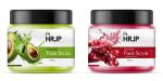 HRJP AVACADO--REDWINE SCRUB | Tan-Dead Skin-Blackhed Removal | 100gm pack of 2 Scrub (200 g)